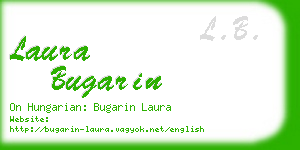 laura bugarin business card
